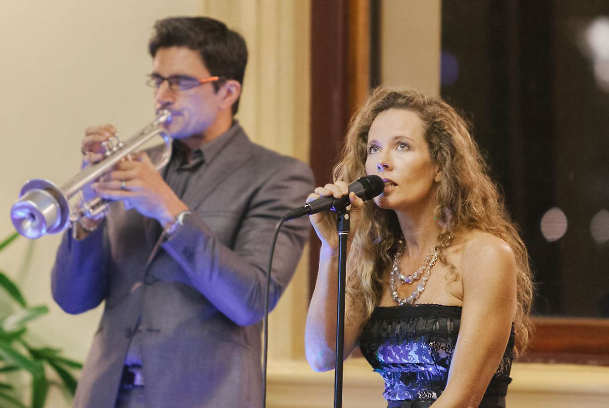 Duo with Dave Murtough, Customs House, Brisbane